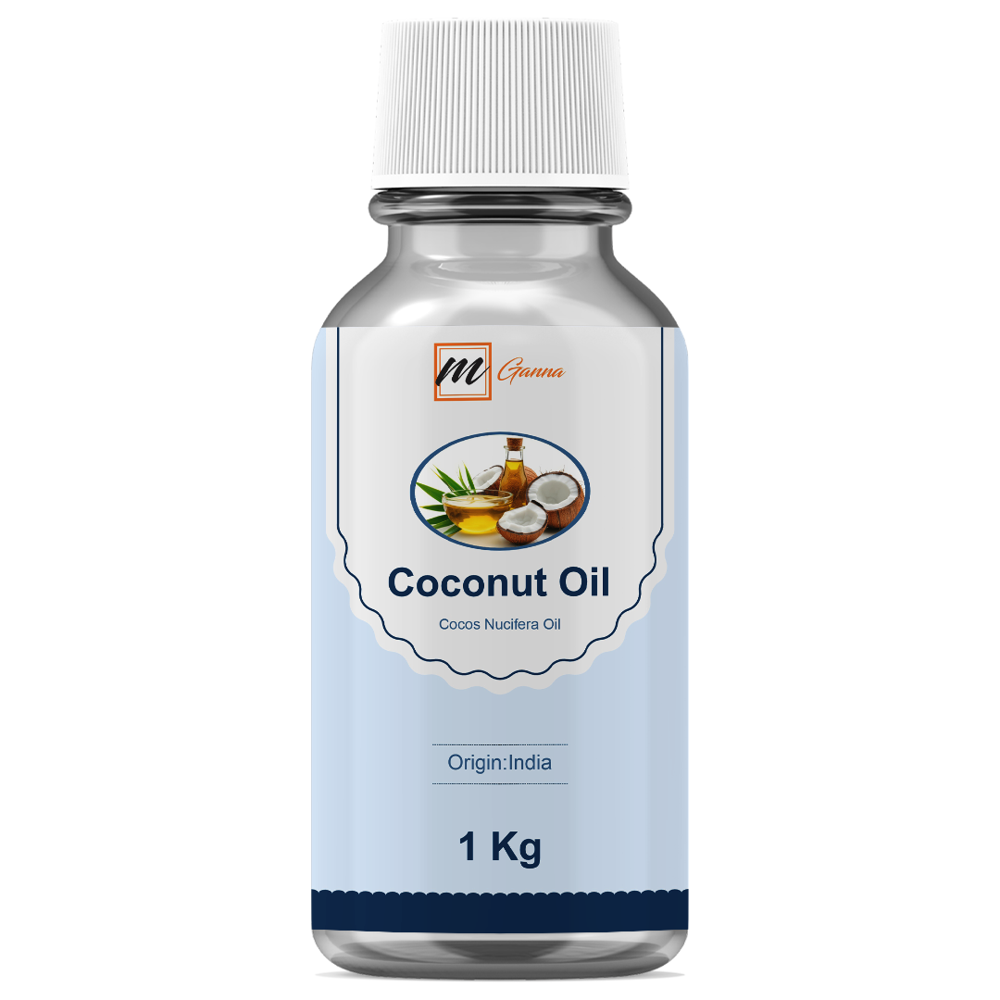 Natural Coconut Oil - 100% Pure and Cold-Pressed, Rich in Nutrients for Hair, Skin, Cooking, and Wellness