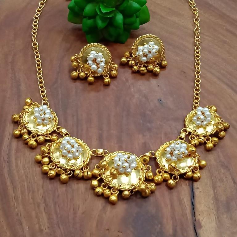  Brass Handmade Necklace Set