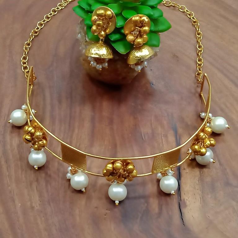  Brass Handmade Necklace Set