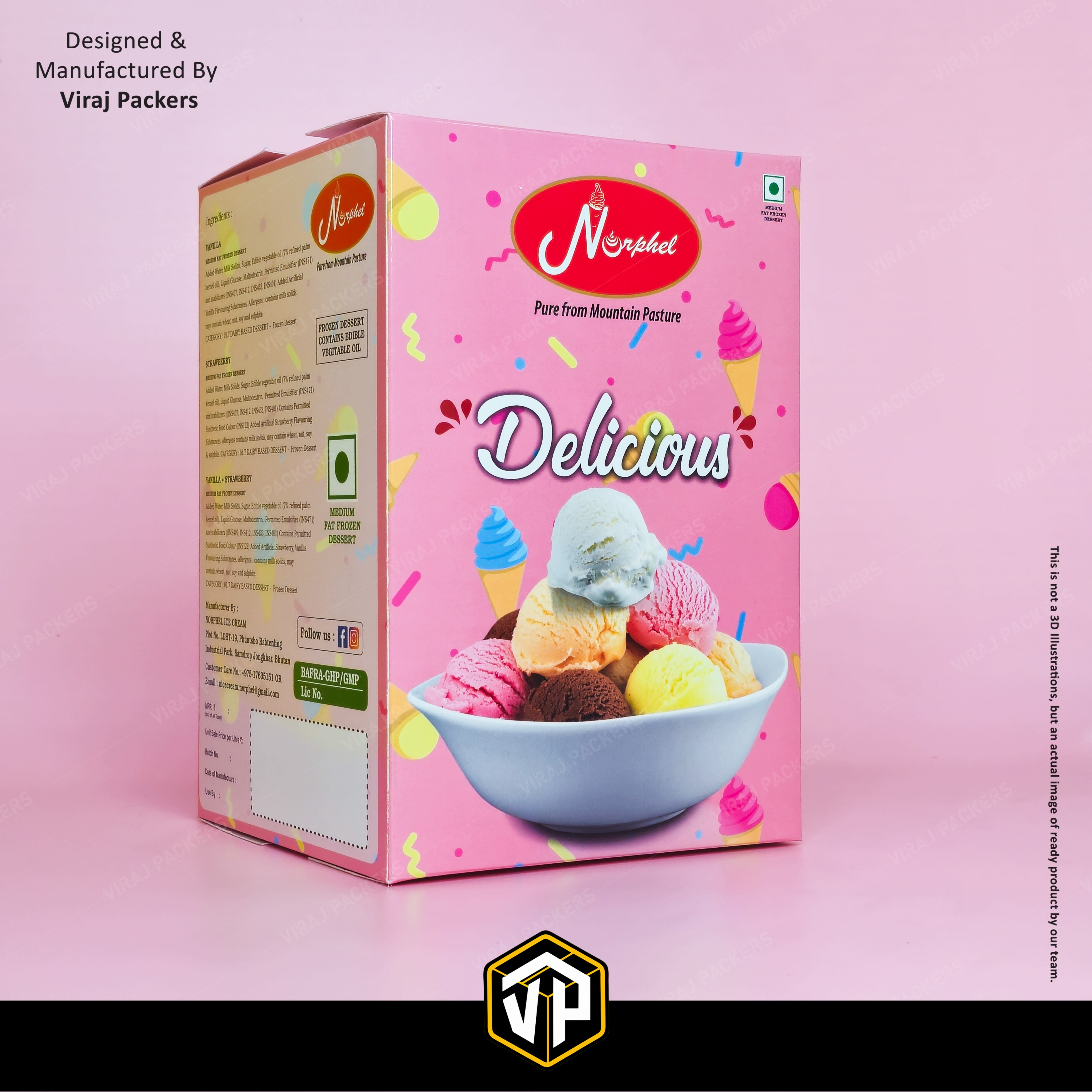 Customize Ice Cream Boxes