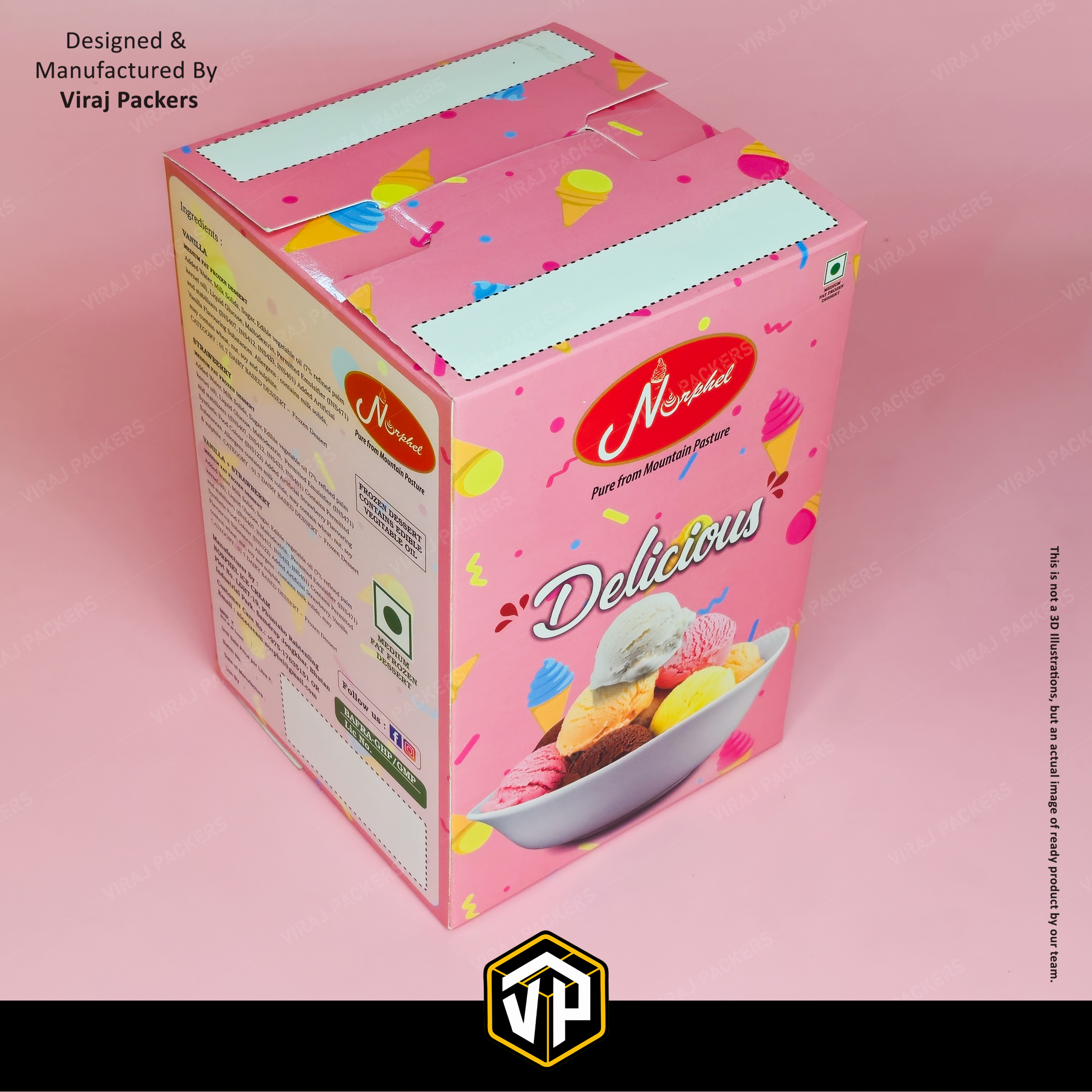 Customize Ice Cream Boxes