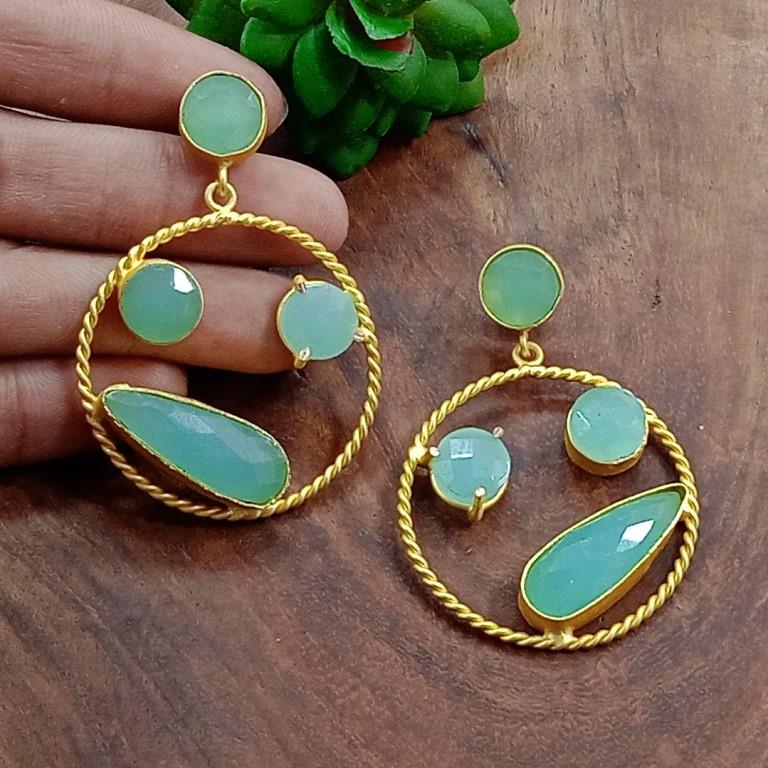 Handmade Brass Earrings