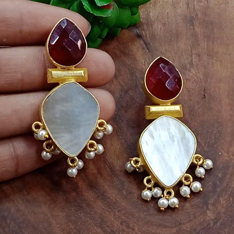 Handmade Brass Earrings