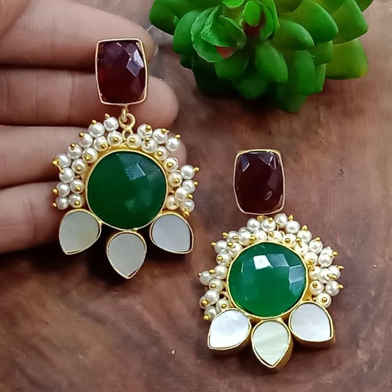 Handmade Brass Earrings