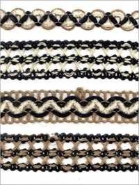 ब्राउन एंड ब्लैक फैंसी लेस