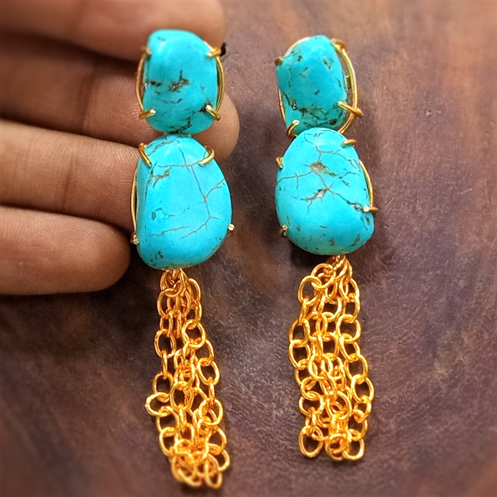 Handmade Earring Set - High-quality Cz-stone Fashion Jewelry | Ideal For Parties, Weddings, And Everyday Wear, Unisex Appeal