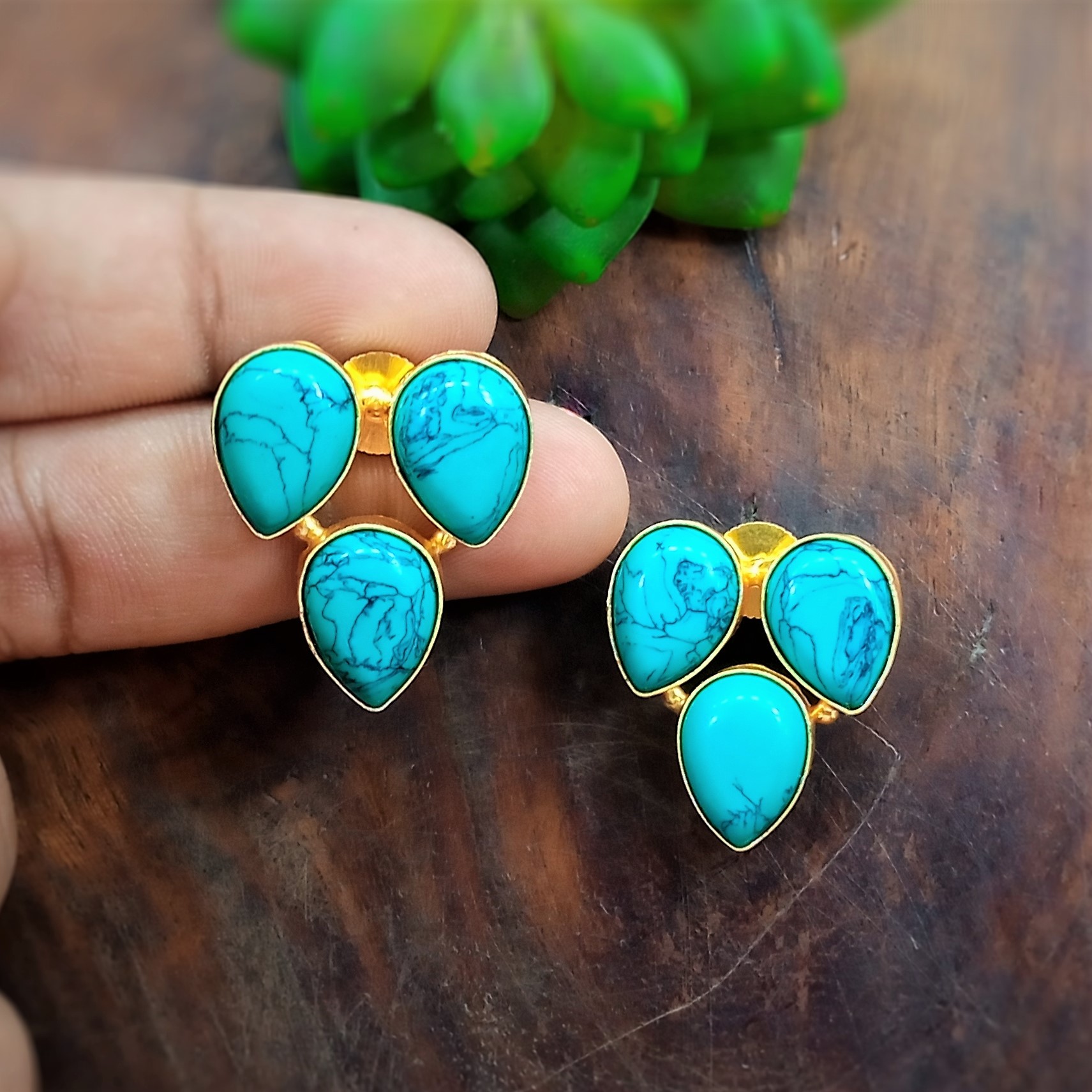 Handmade Earring Set - High-quality Cz-stone Fashion Jewelry | Ideal For Parties, Weddings, And Everyday Wear, Unisex Appeal