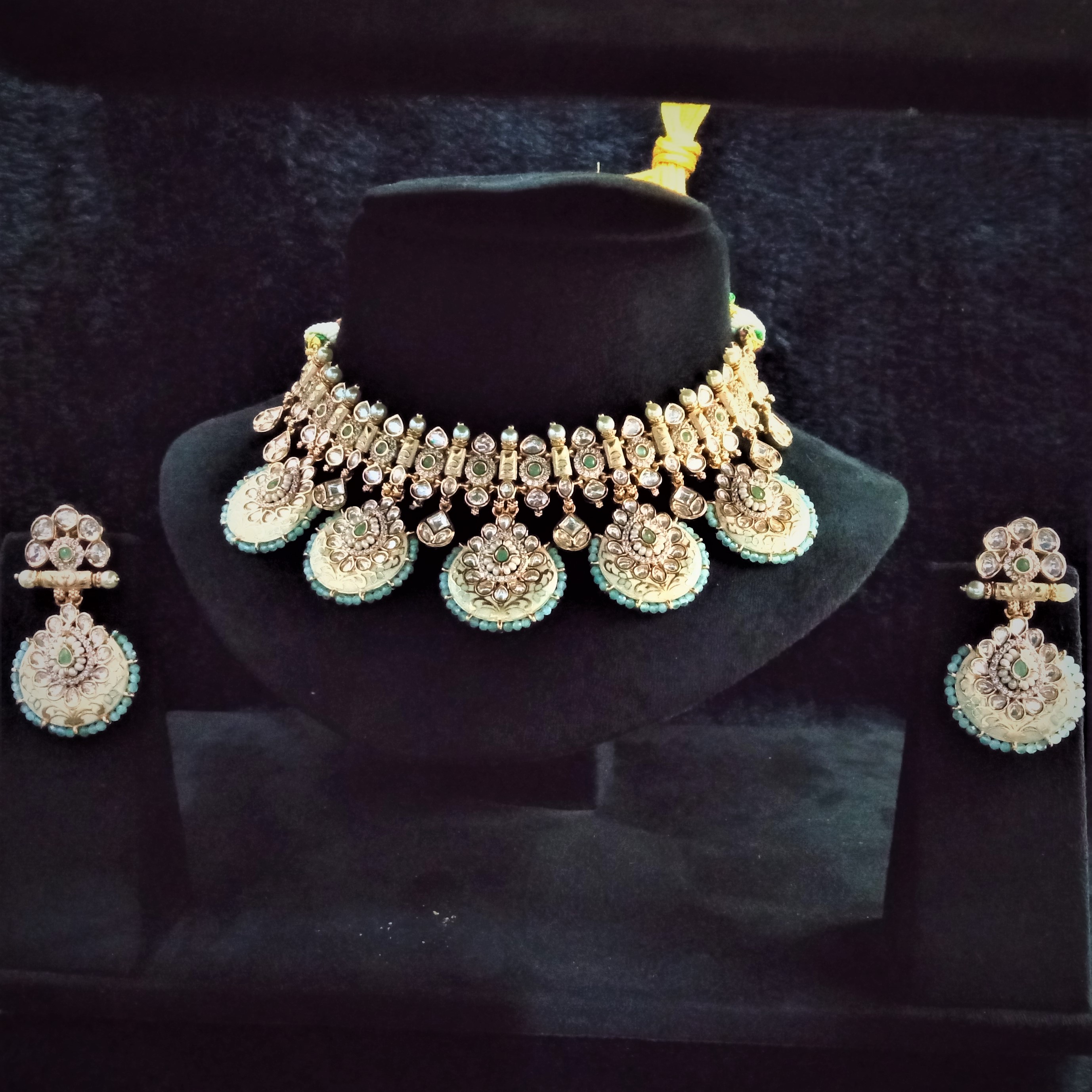Kundan Necklace Set - Color: All Color