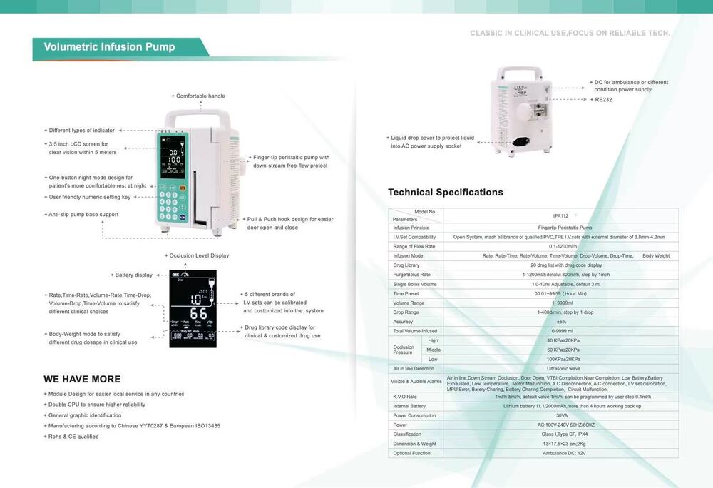 MEDEVO INFUSION PUMP