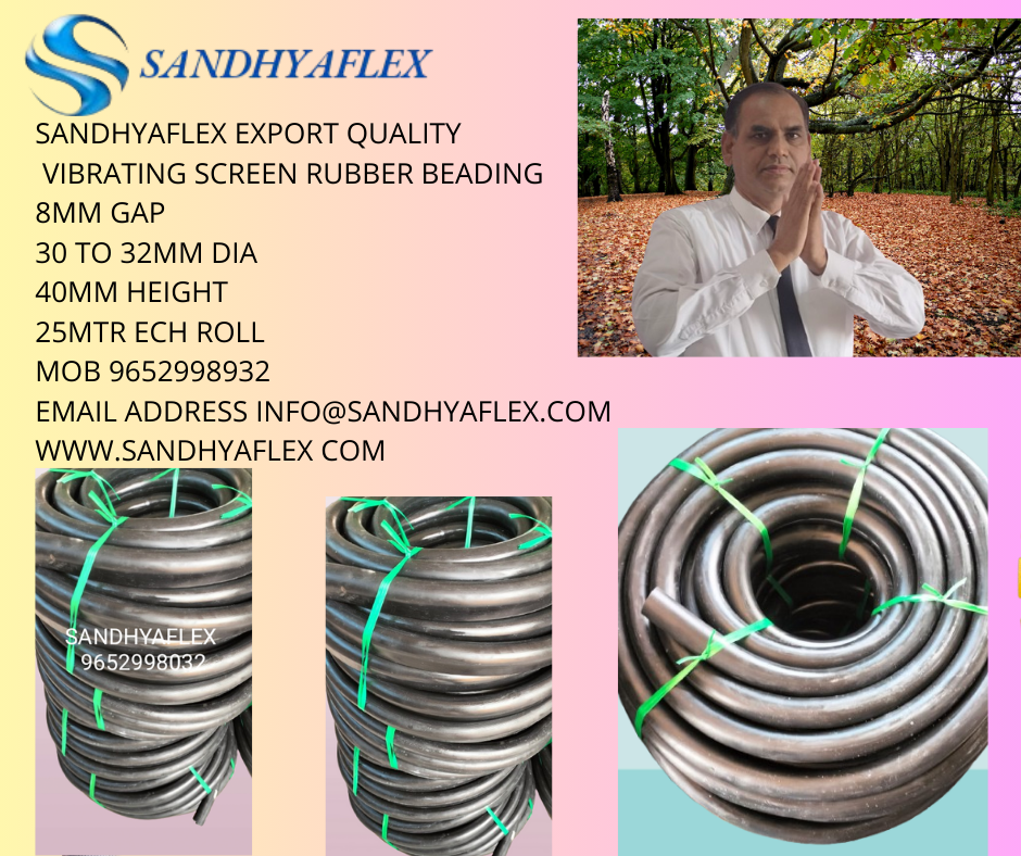 Sandhyaflex 8mm Gap 40mm H Vibrating Screen Rubber Beading