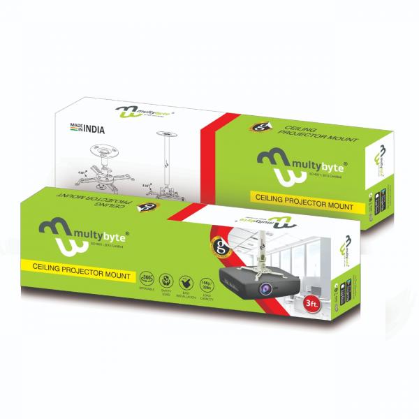 Multybyte Projector Ceiling Stand 3 Ft.