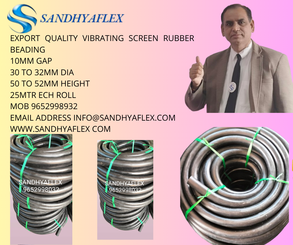 SANDHYAFLEX 10mm Gap Vibrating Screen Rubber Beading