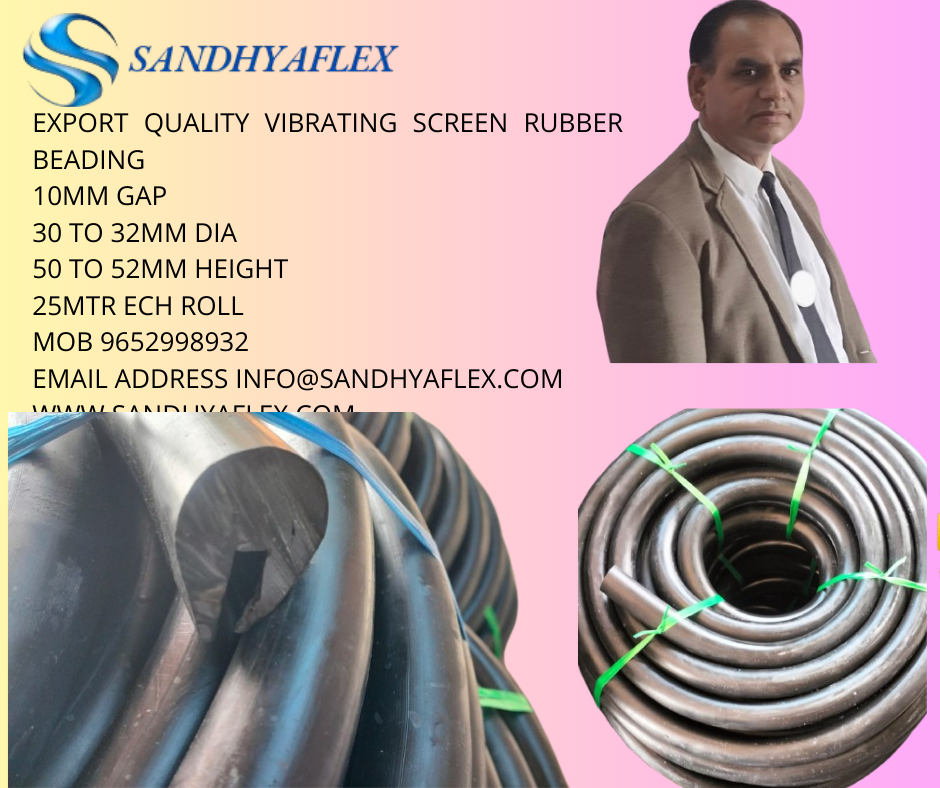 SANDHYAFLEX 10mm Gap Vibrating Screen Rubber Beading