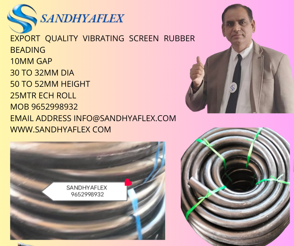 SANDHYAFLEX 10mm Gap Vibrating Screen Rubber Beading