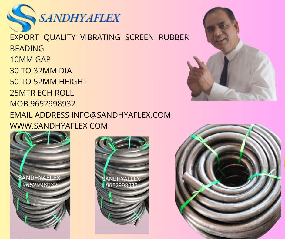 SANDHYAFLEX 10mm Gap Vibrating Screen Rubber Beading