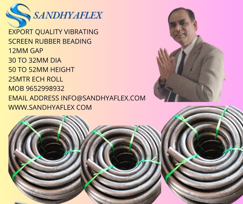 Sandhyaflex 12mm Gap Vibrating Screen Rubber Beading