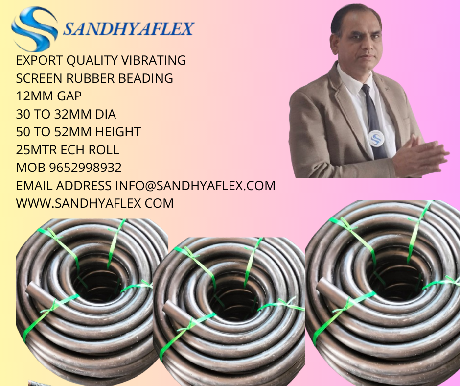 Sandhyaflex 12mm Gap Vibrating Screen Rubber Beading