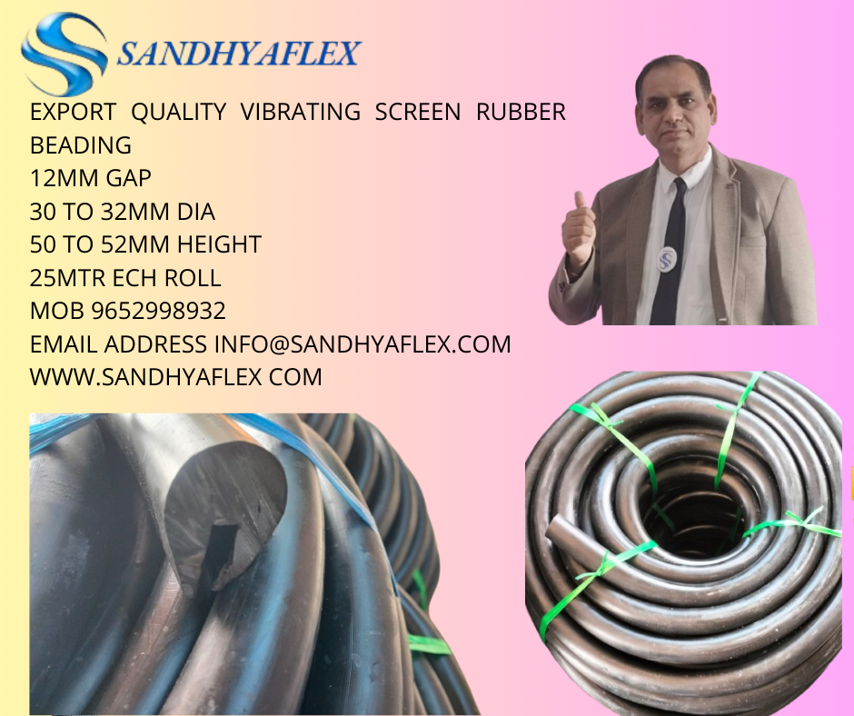 Sandhyaflex 12mm Gap Vibrating Screen Rubber Beading