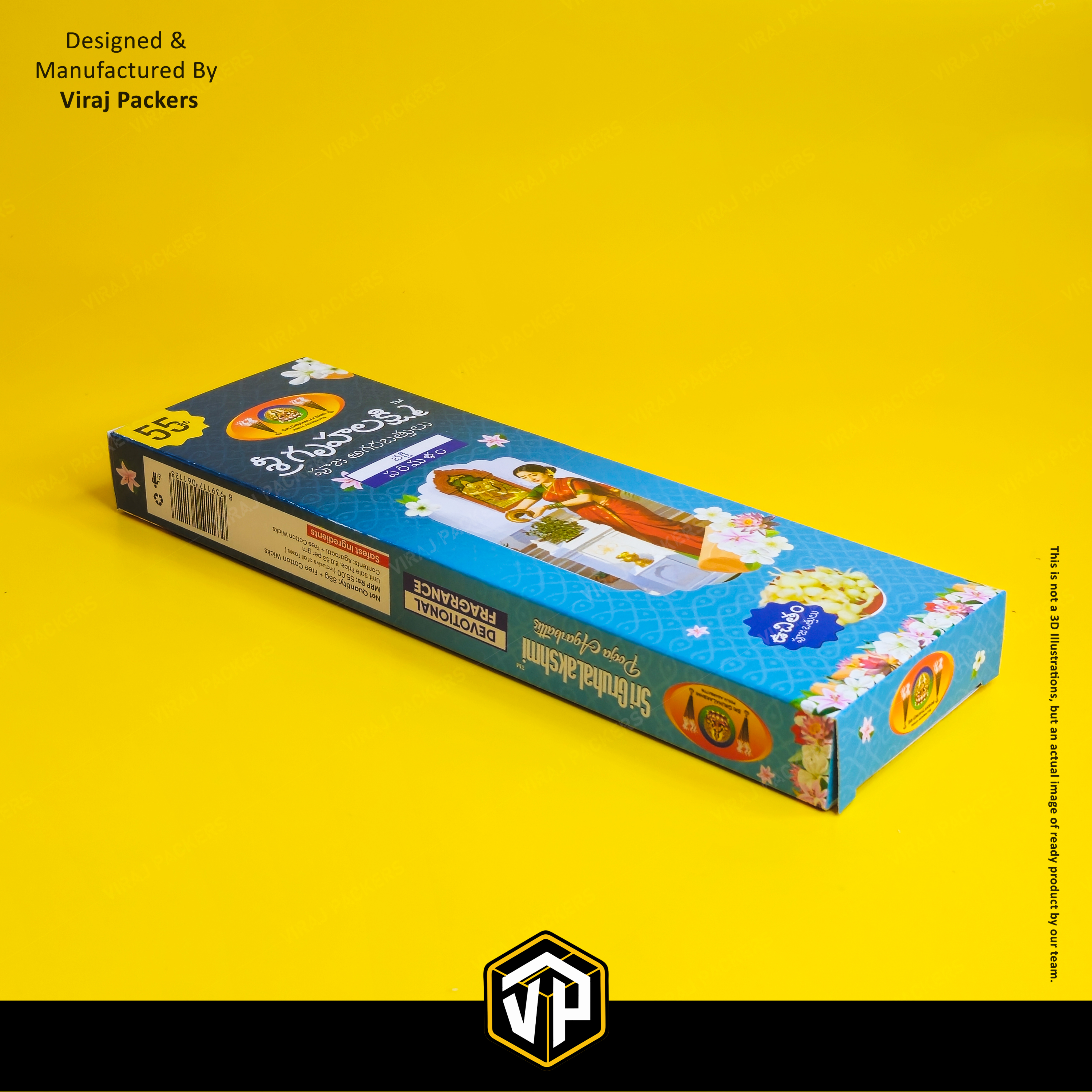 Agarbatti Packaging Box - Finishing: Glossy Lamination