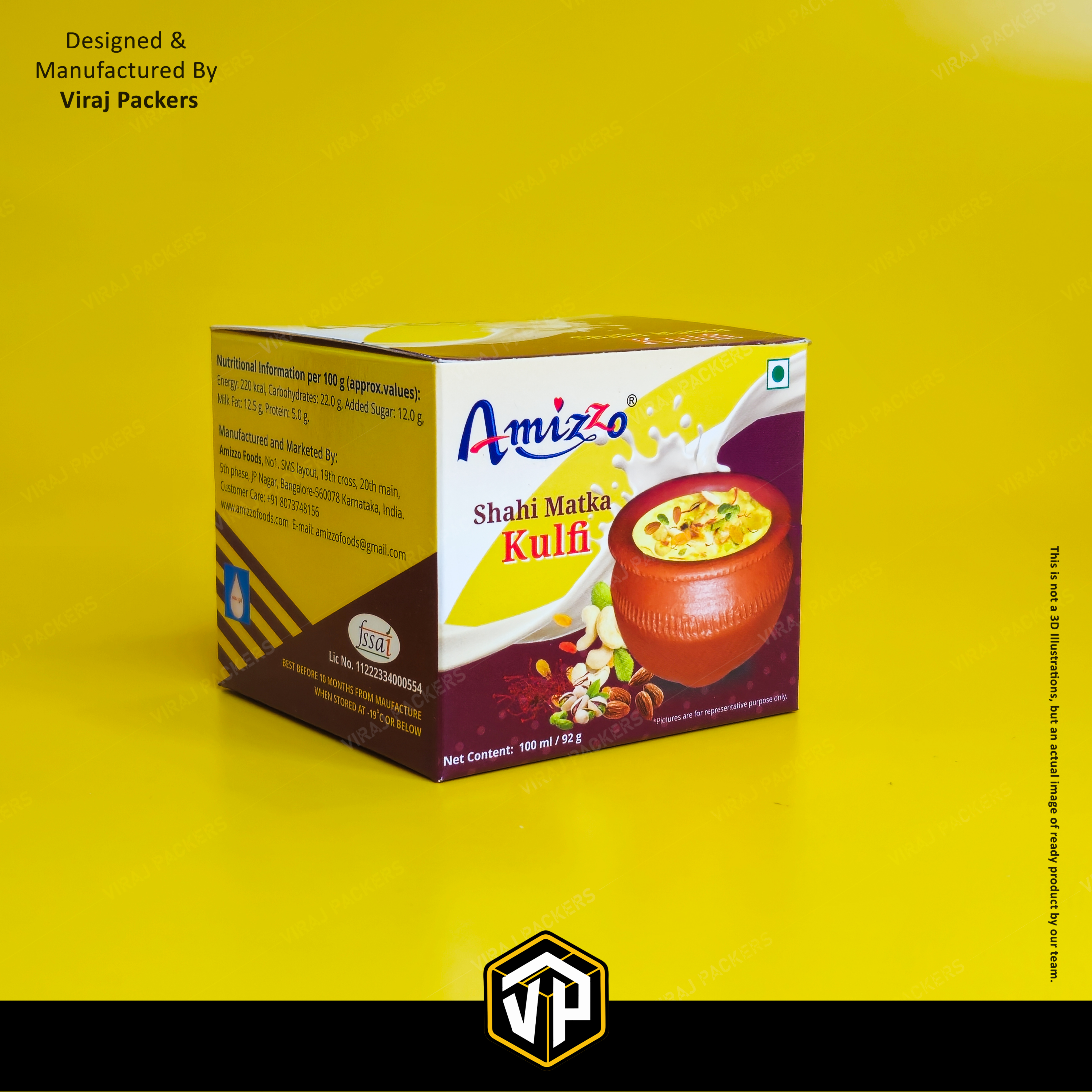 Matka Kulfi Packaging Boxes