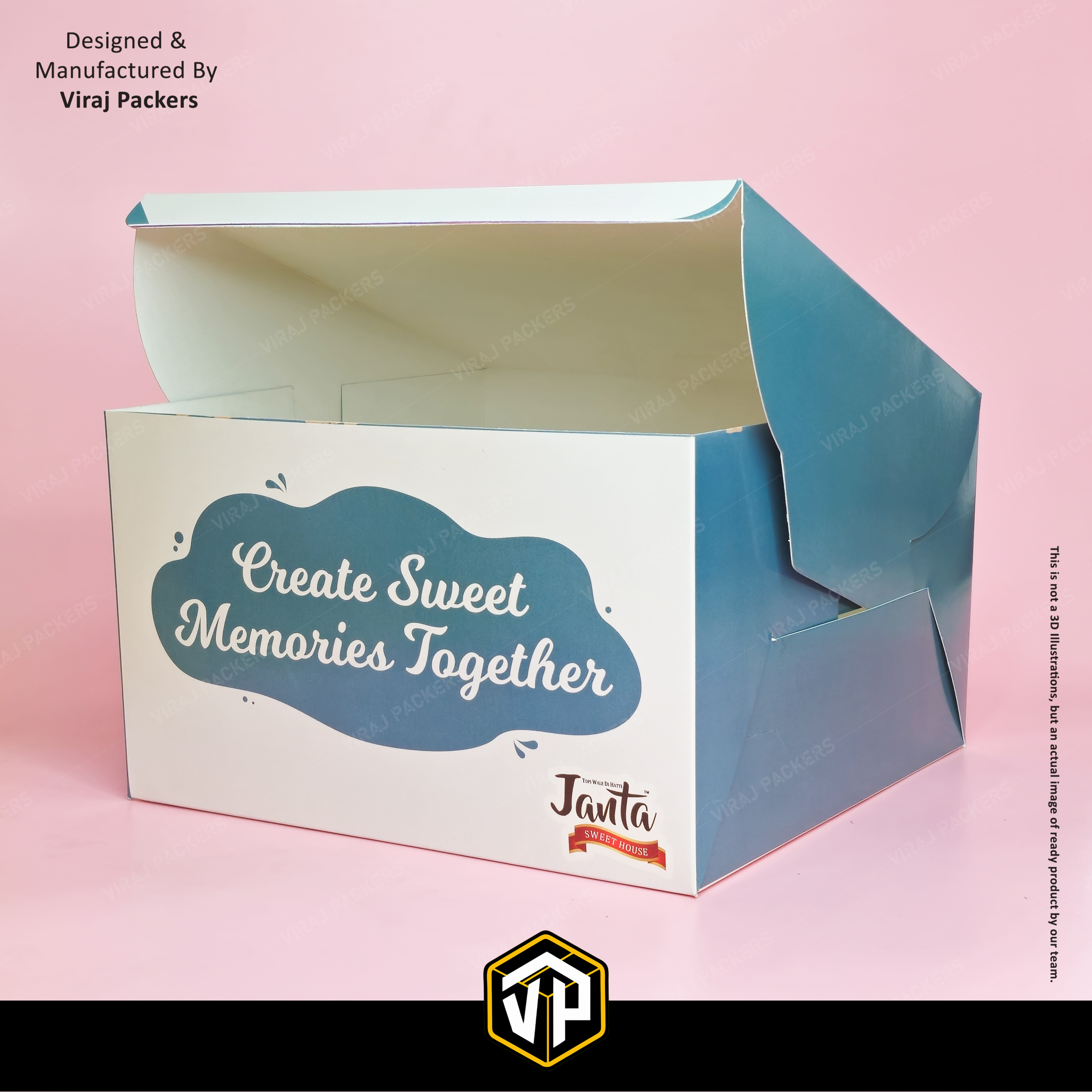 CUSTOMIZE CAKE PACKAGING BOX