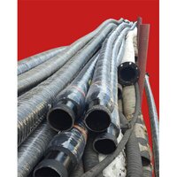 Bsp Threated Nipple Rubber Hose - Color: Black