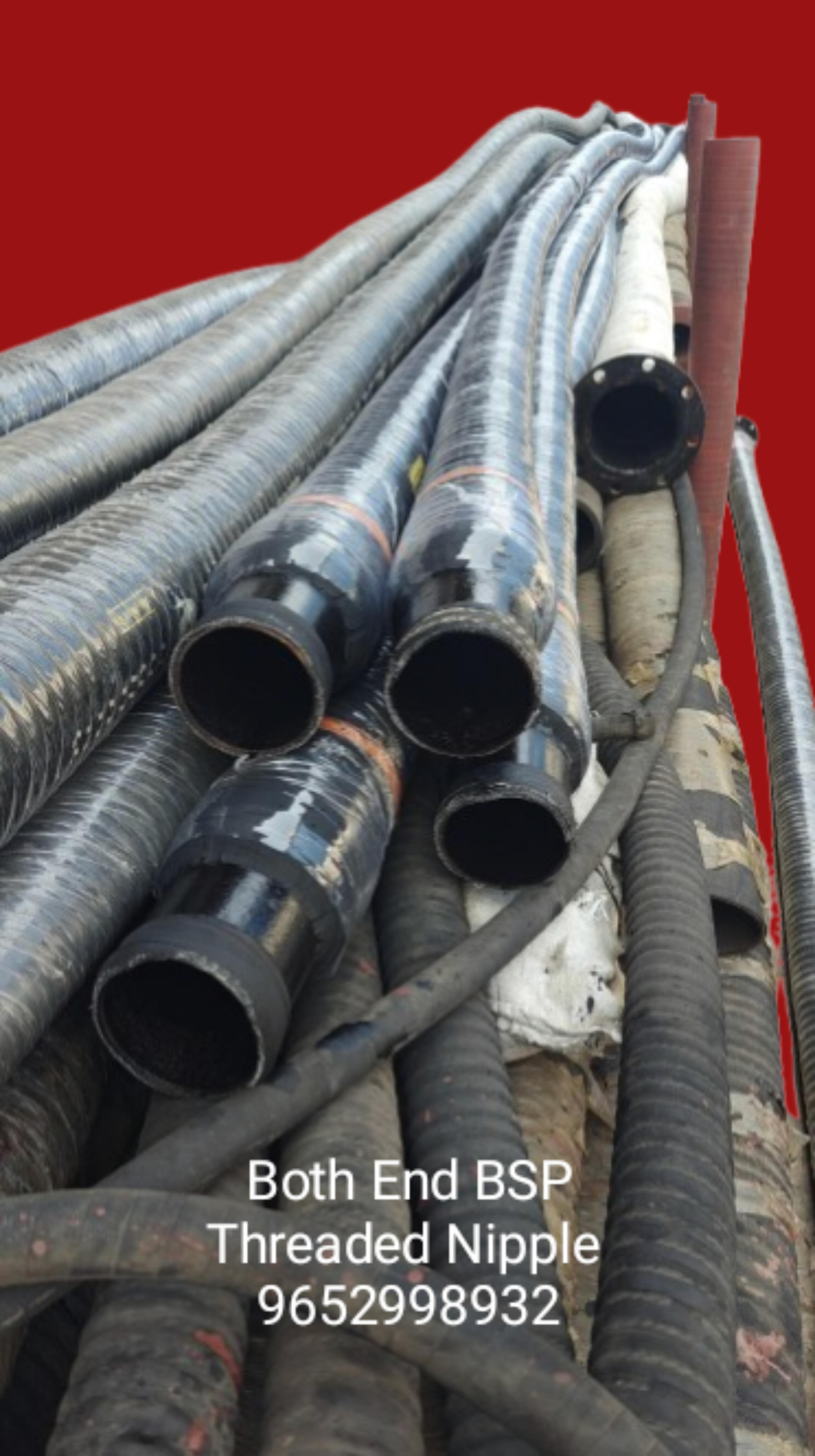 BSP Threated Nipple Rubber Hose