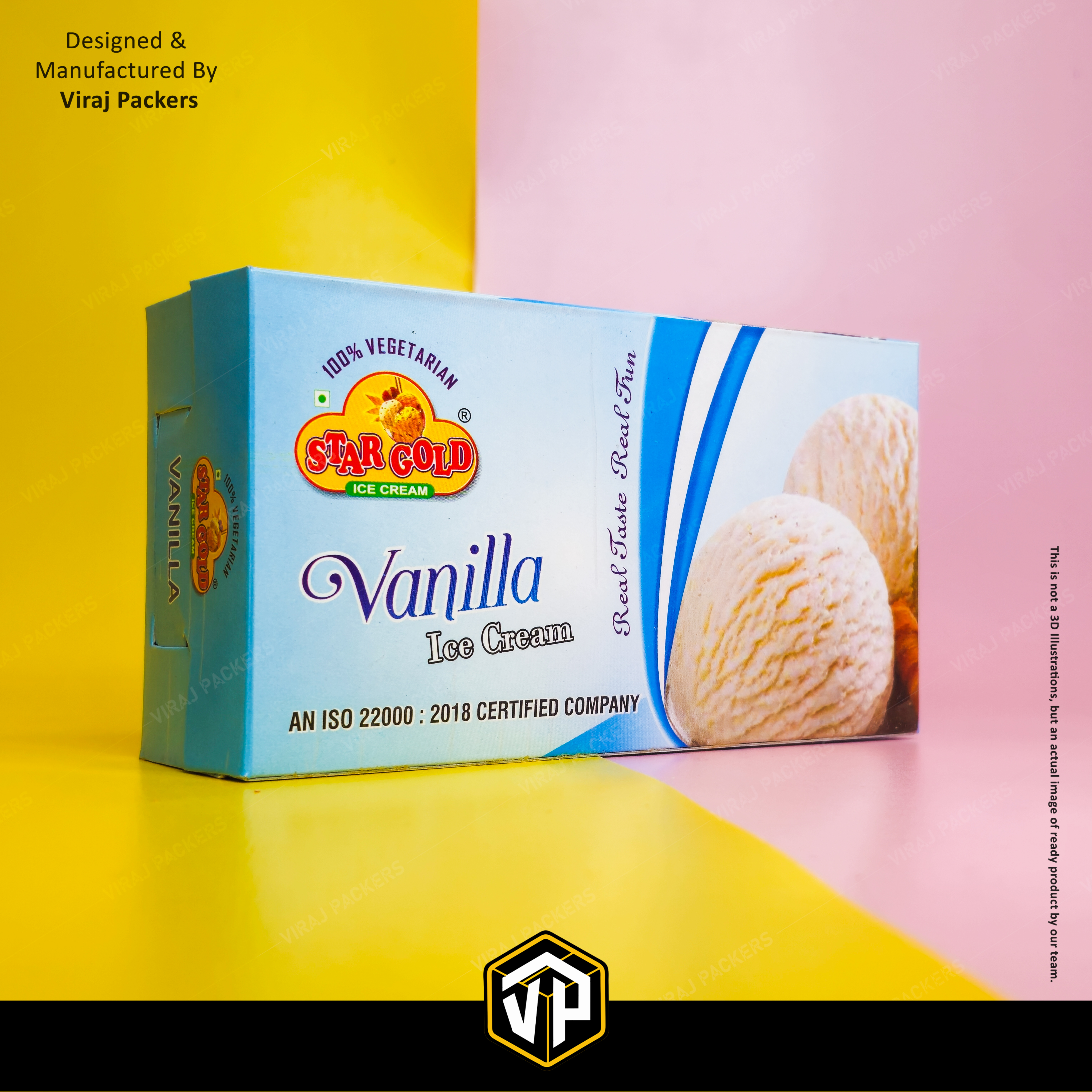 750 Ml Ice Cream Customize Packaging Box