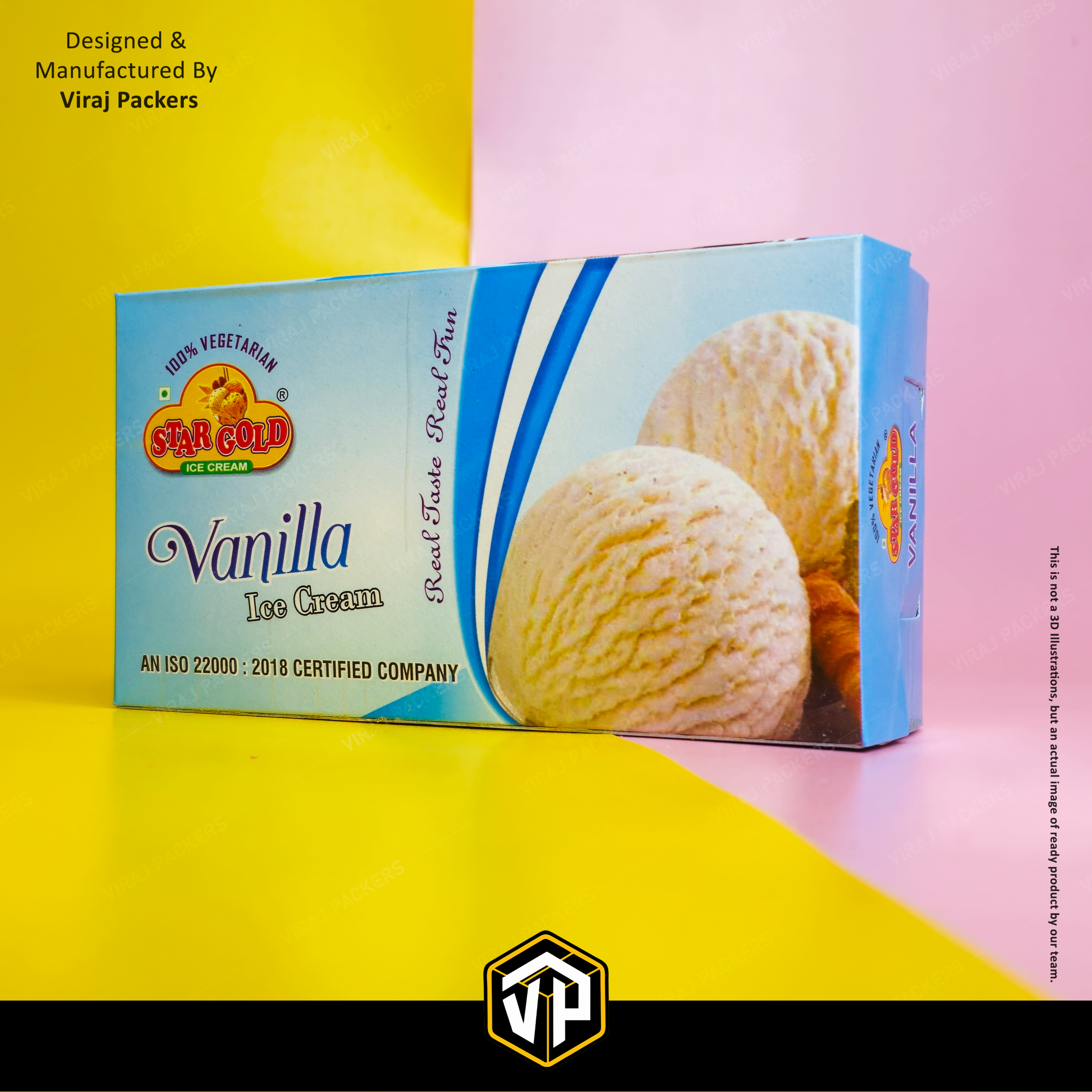 750 Ml Ice Cream Customize Packaging Box