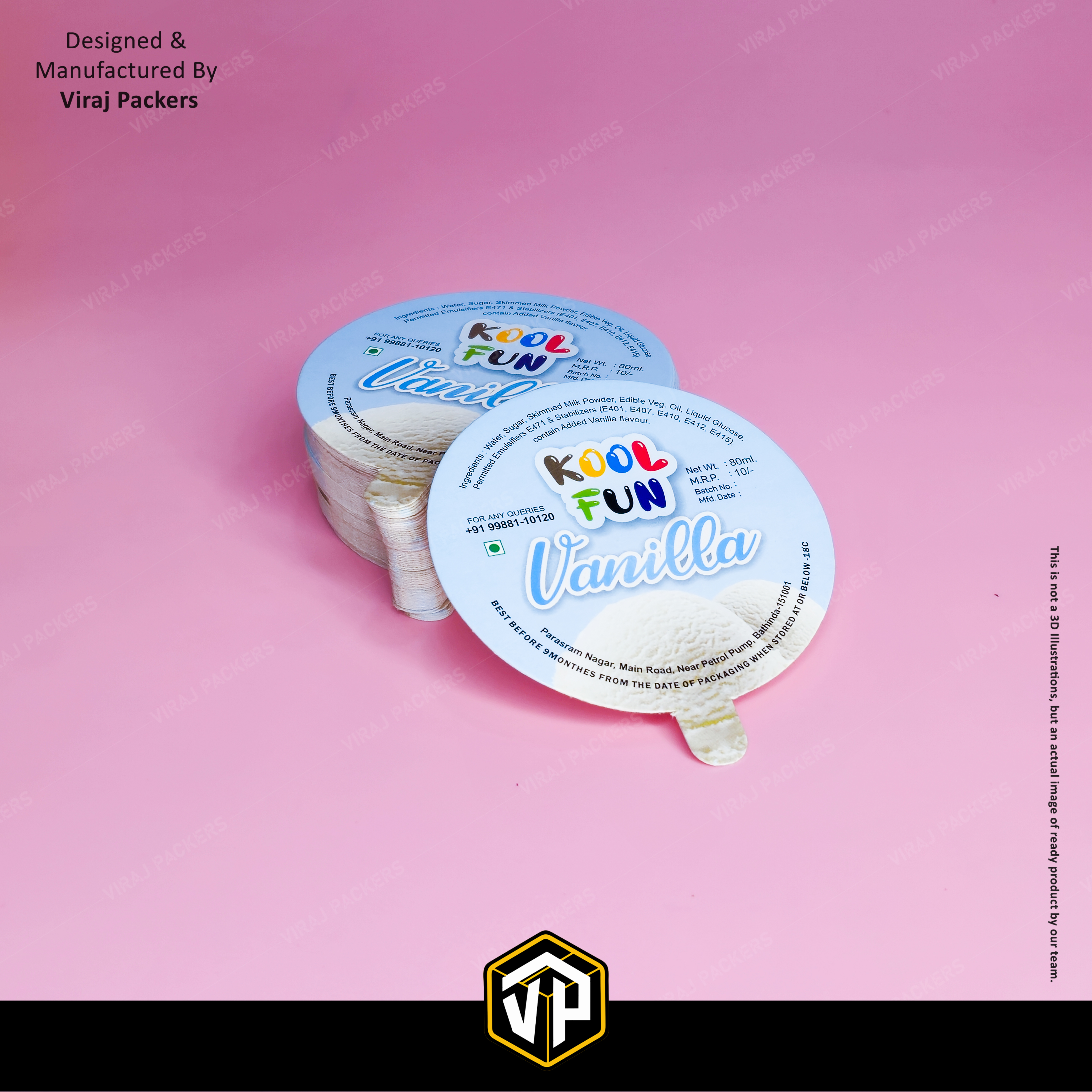 ICE CREAM CUP LID