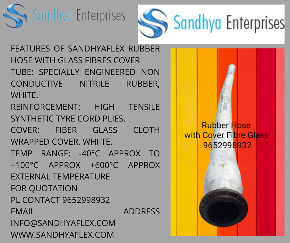 Fiberglass Furnace  Rubber Hose