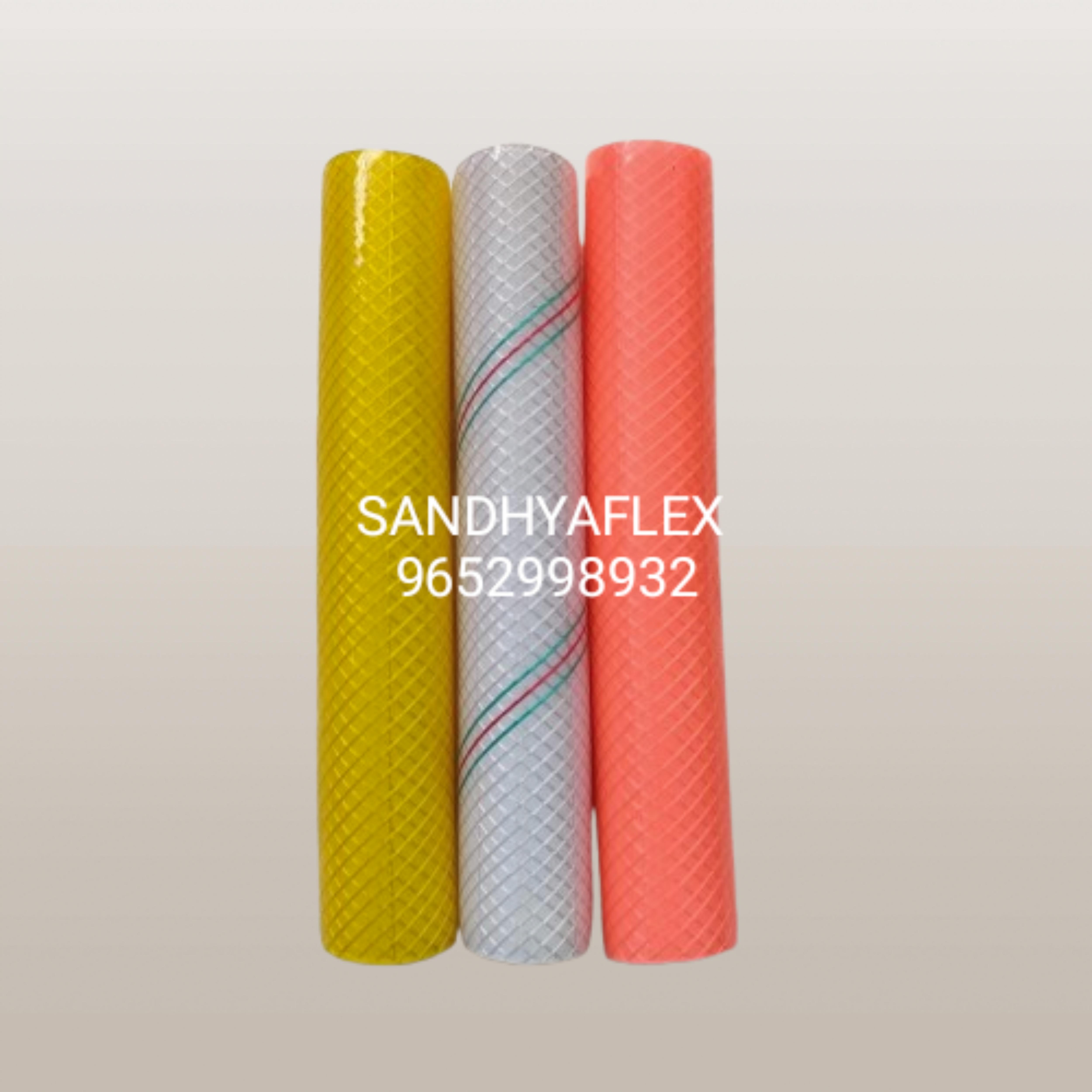 Orange Color PVC  Braided Pipe
