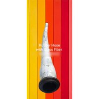 Rubber Hose Fiberglass - Color: White