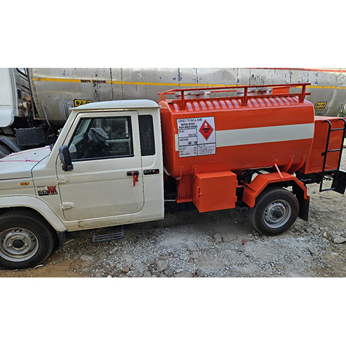 2.5 Kl Petrol/Diesel Tanker With Dispencer - Material: Mild Steel