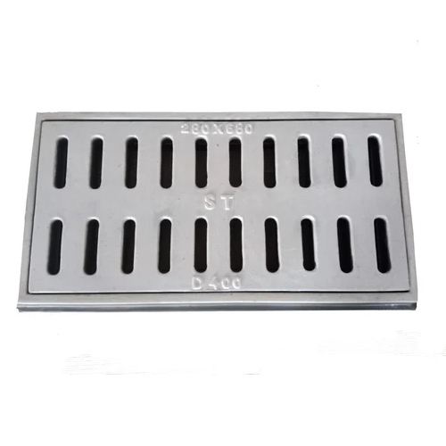 FRP Drain Cover - 12 x 18 Inch Rectangular | 3 Tonne Load Capacity, Sleek Painted Finish for Durable Drainage Solutions
