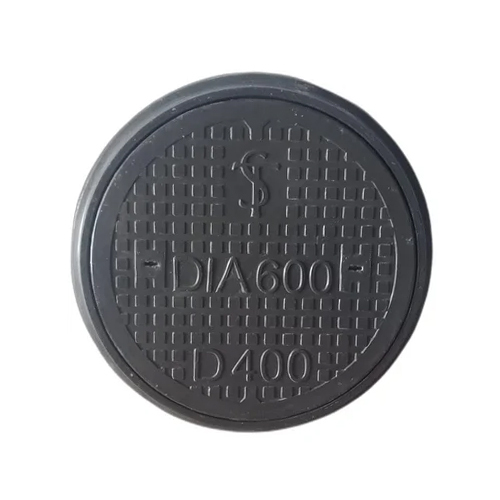 FRP Round Manhole Cover - 600mm Dimensions, 40 Tonnes Load Capacity | Corrosion Resistant, UV Stable, Aesthetic Color Coating
