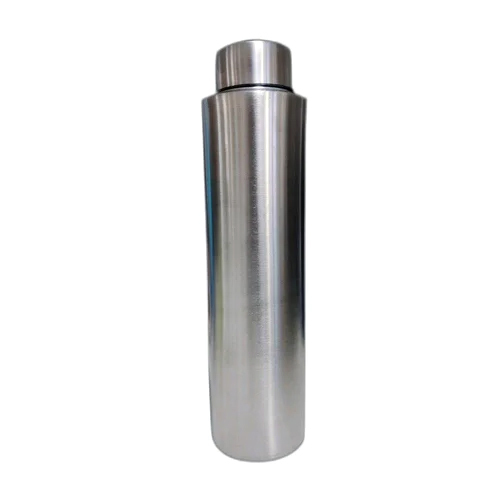 1000 Ml Plain Stainless Steel Water Bottle - Color: Silver