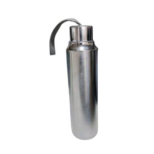 750 Ml Plain Stainless Steel Water Bottle - Color: Silver