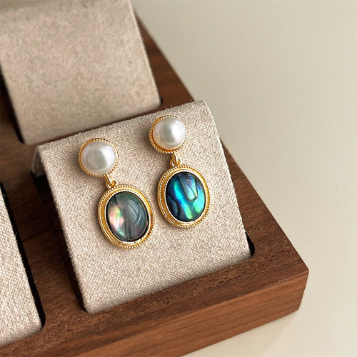 Aurora Pearl Drop Earrings - Color: Different Available
