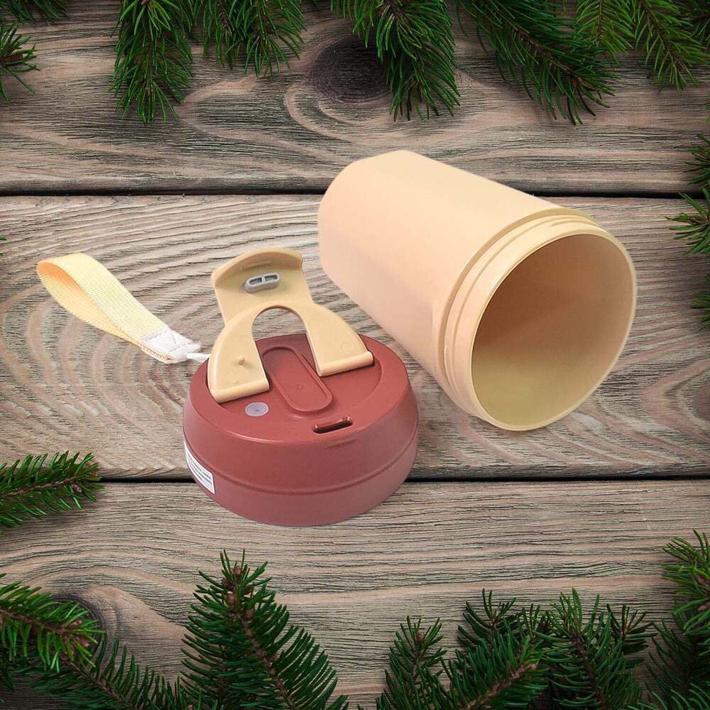 Plastic Coffee Tumblers - 600ml, Standard Size, Brown | Leak Proof Design With Screw-on Sliding Lid, Perfect For Travel And Gifting