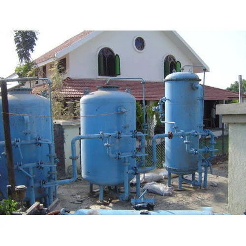 Domestic Sewage Treatment Plant - Color: Blue