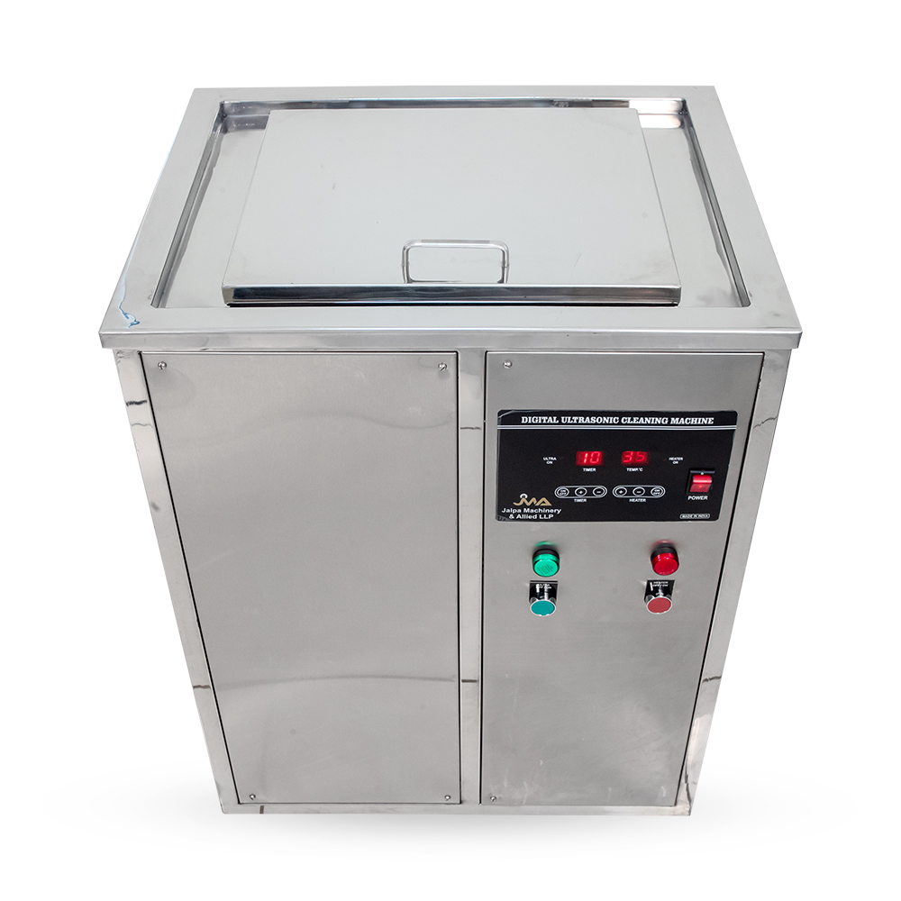 Stainless Steel Ultrasonic Cleaner - 20 Ltr Capacity, 20x18x14 Inch Size, Silver Color | Automatic Cleaning, 50 Hertz Frequency, Simple Control for Jewelry Industry