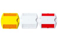 Rpm Road Stud - Abs Material, 100x90mm Size, Yellow, Red & White Color | Automatic Function For Enhanced Road Safety