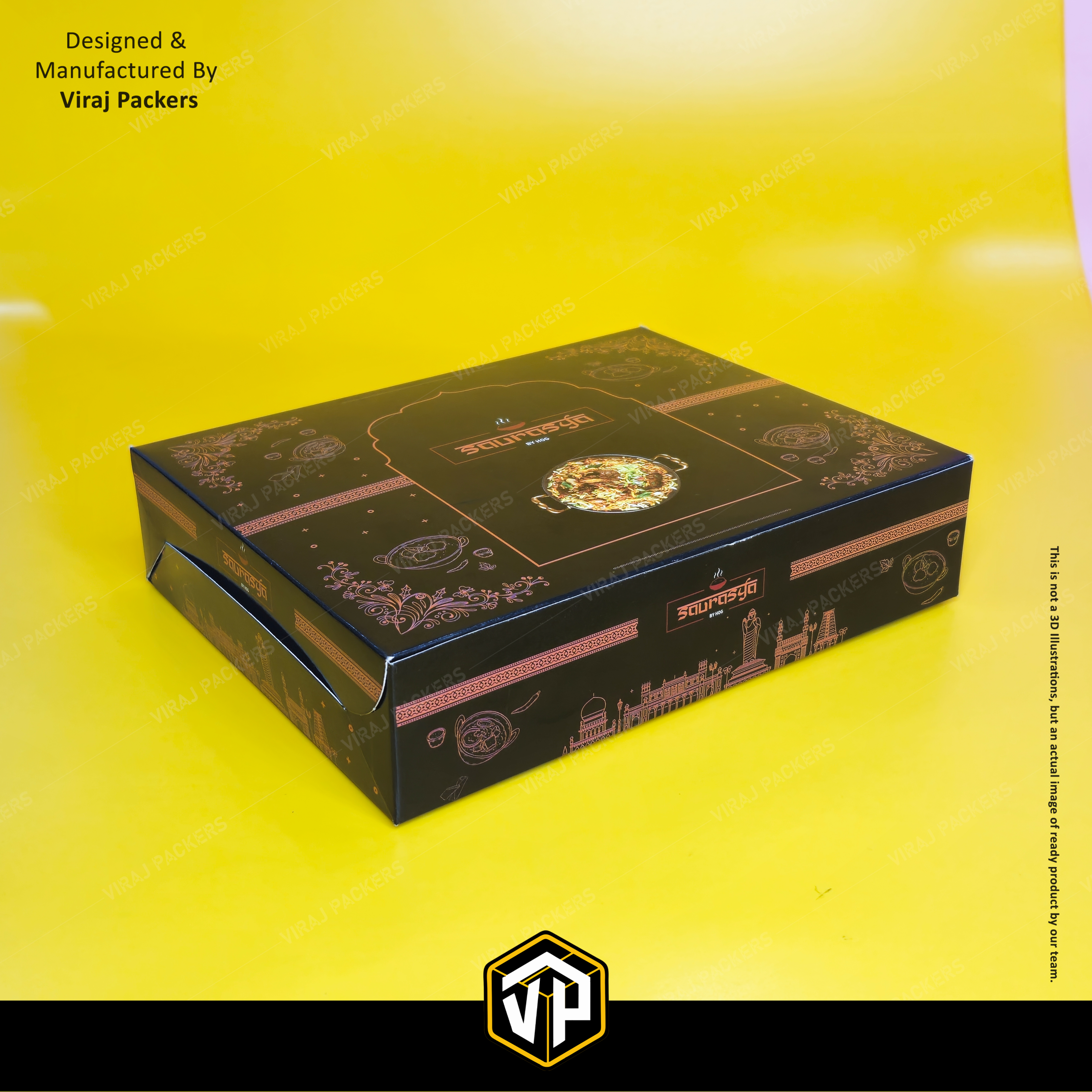 Customize Biryani Boxes - Finishing: Glossy Lamination