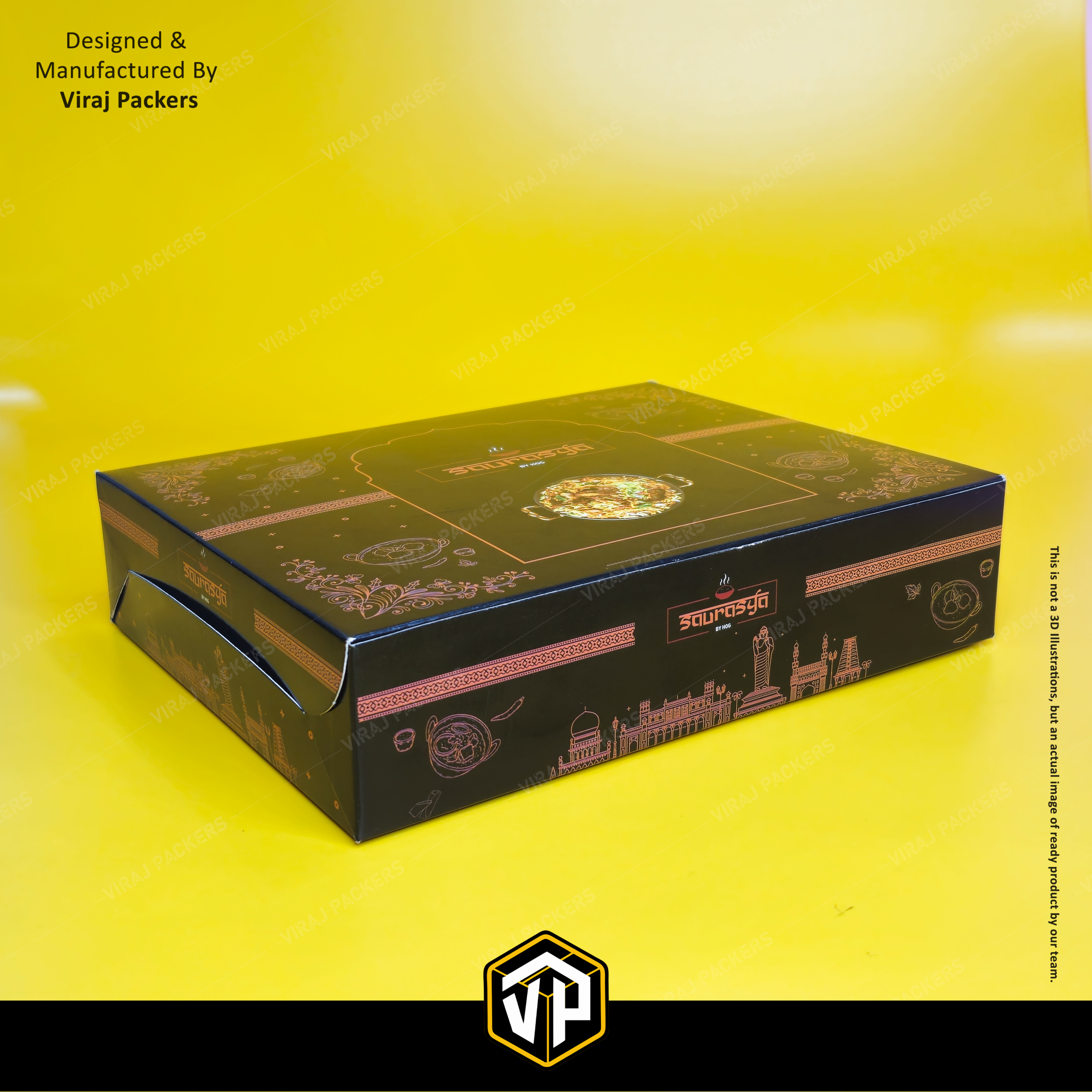 Customize Biryani Boxes - Finishing: Glossy Lamination