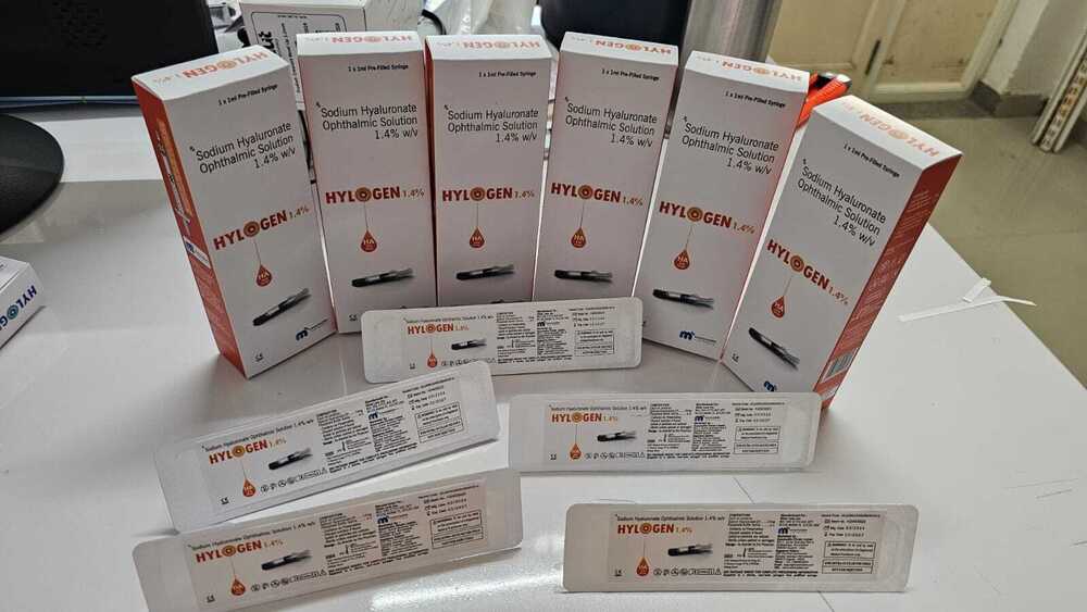Hylogen 1% Sodium Hyaluronate Ophthalmic Solution 1% W/v