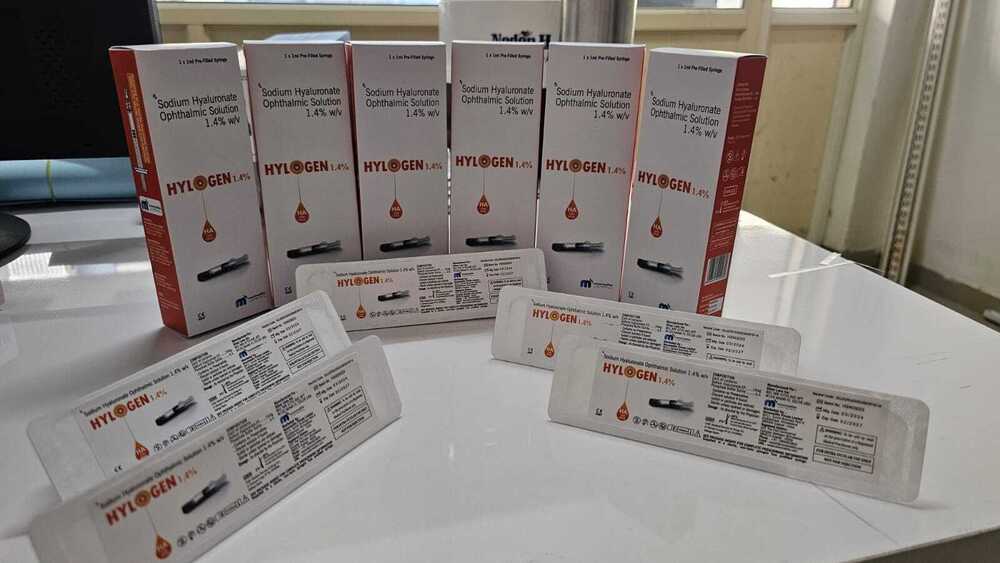 Hylogen 1% Sodium Hyaluronate Ophthalmic Solution 1% W/v