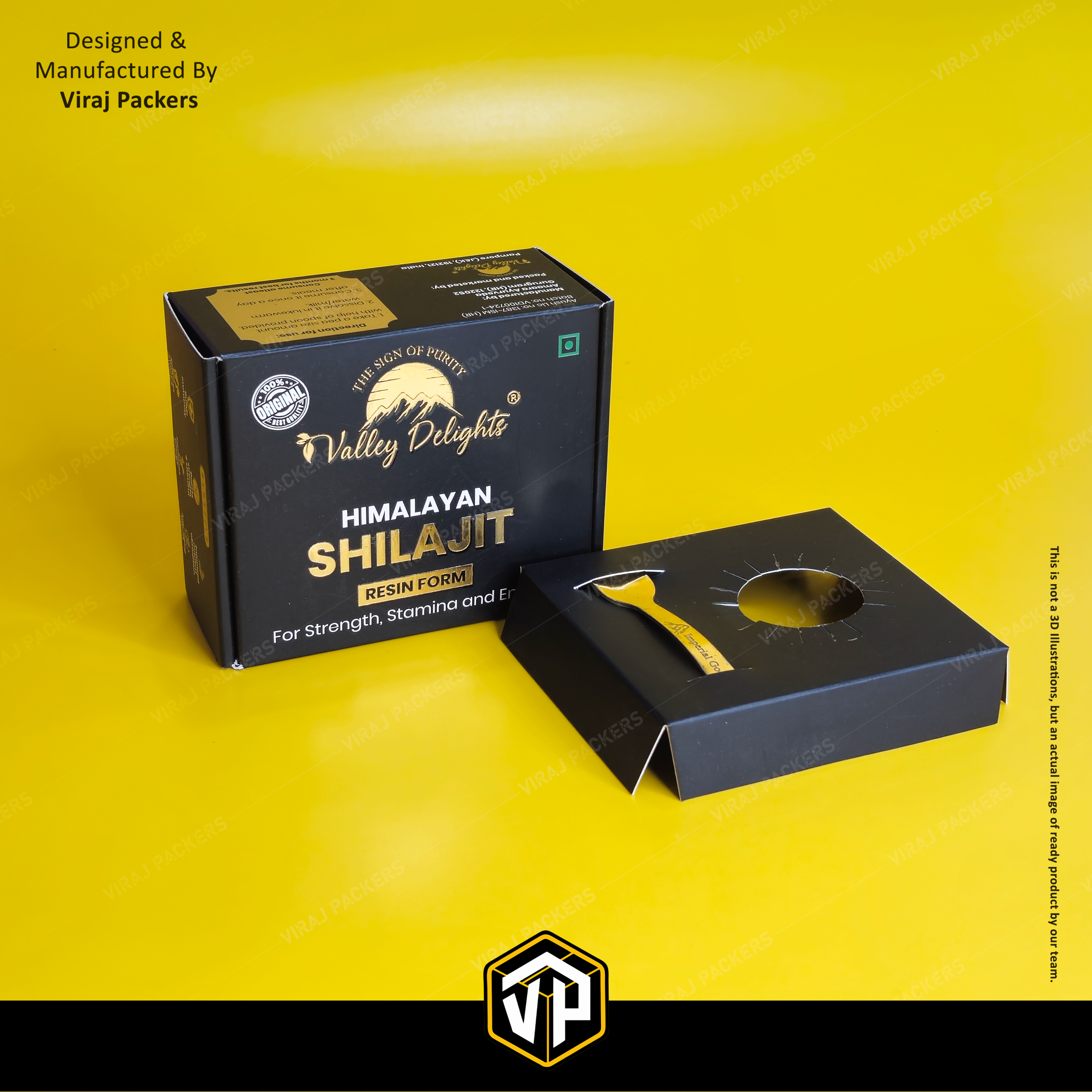 CUSTOMIZE SHILAJEET  PACKAGING BOX