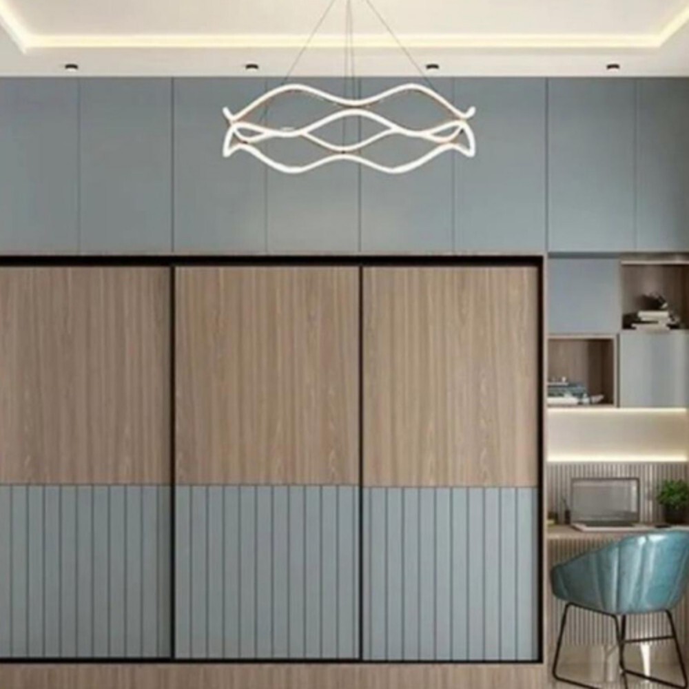 Customised Modular Wardrobe - Color: Brown