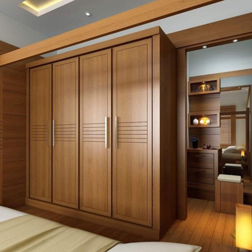 Customised Modular Wardrobe - Color: Brown